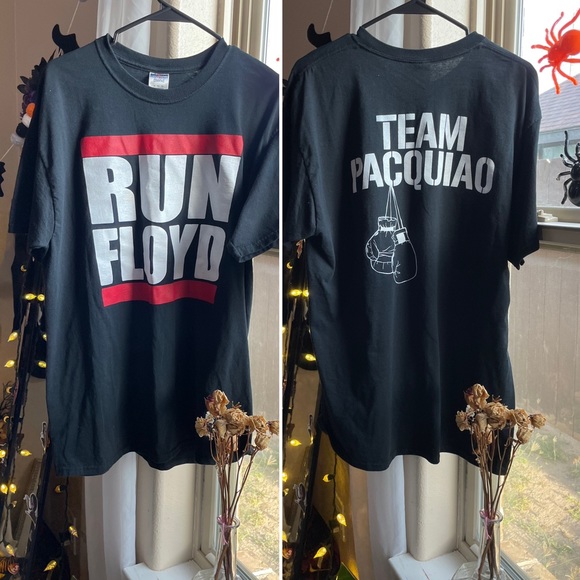 Team Manny Pacquiao run Floyd boxing tee - Picture 10 of 12